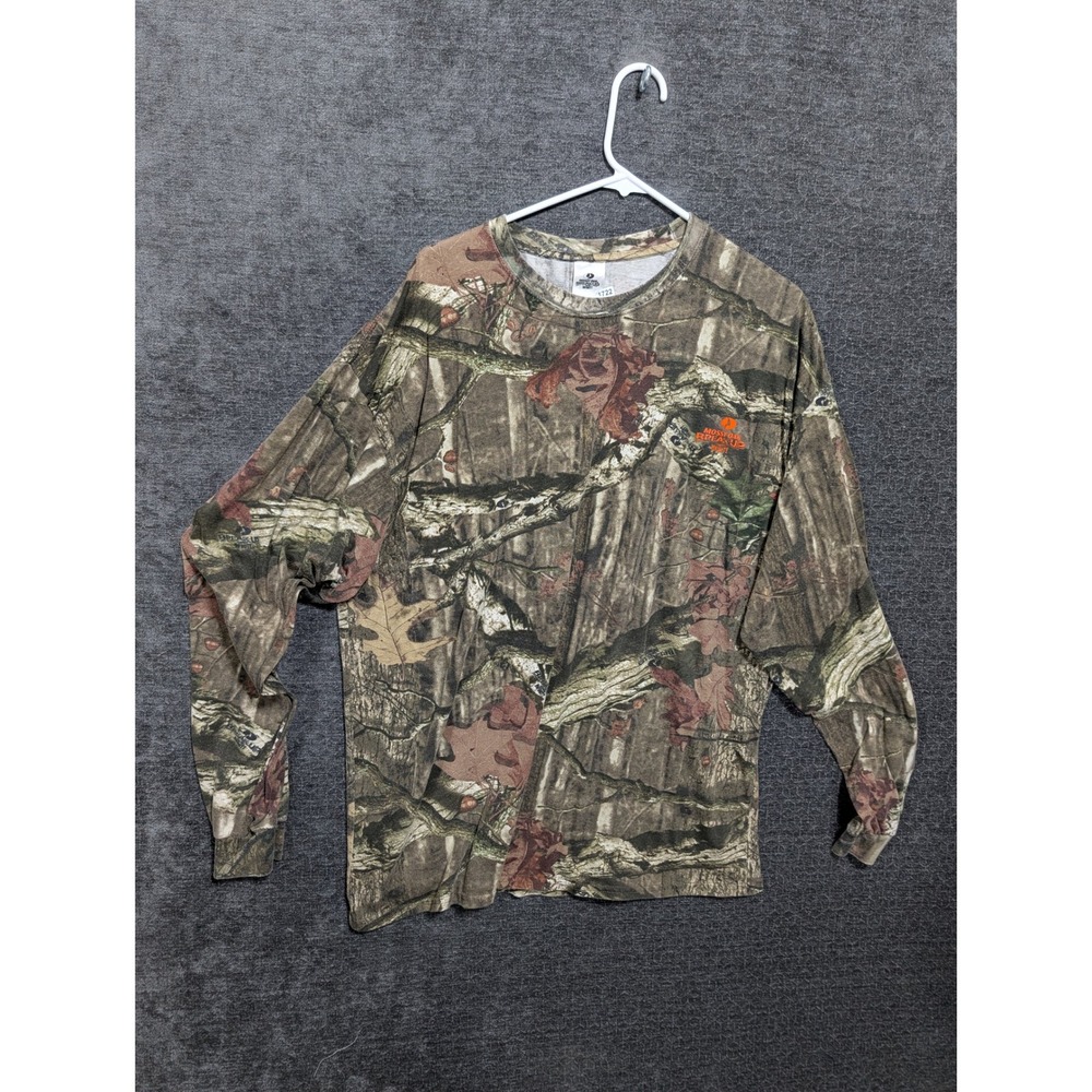 Mossy Oak Break-Up Infinity Camo Long Sleeve T-Shirt Mens 2XL Hunting Tee 1722